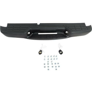 1998-2004 Chevy S-10 Pickup Step Bumper, Assy, Black, Steel, Fleetside.