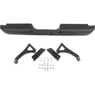 1994-2002 Dodge Pickup Step Bumper, Assy, Black, Steel, Old Body Style.