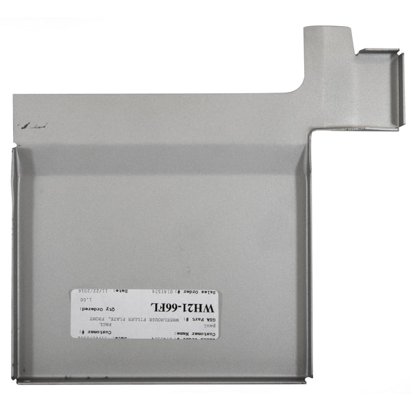 1966-1967 Ford Bronco WHEELHOUSE FILLER PLATE, FRONT LH.