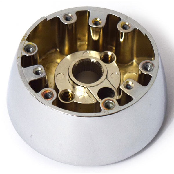 1967-1968 Chevy Camaro Impala Chevelle Nova Steering Wheel Hub Chrome.