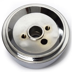 1967-1968 Chevy Camaro Impala Chevelle Nova Steering Wheel Hub Chrome.