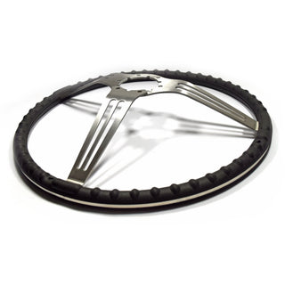 1969 Chevy Camaro 3-SPOKE COMFORT GRIP STEERING WHEEL -W/BANJO STYLE SPOKES.