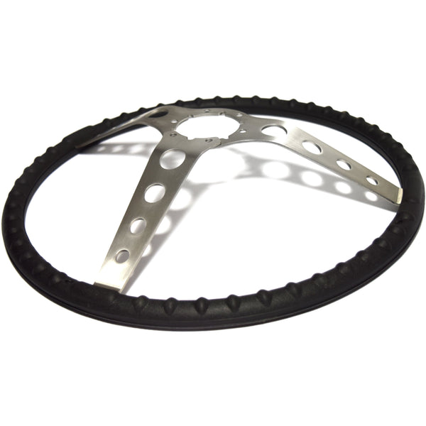 1969 Chevy Camaro 3-SPOKE COMFORT GRIP STEERING WHEEL W/SPOKE ROUND HOLES.