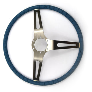 1969 Chevy Camaro 3-Spoke Comfort Grip Steering Wheel Blue.