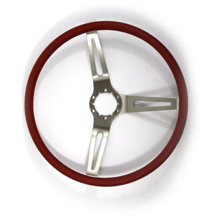 1969 Chevy Camaro 3-Spoke Comfort Grip Steering Wheel Red.