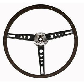1965-1966 Ford Mustang Woodgrain Steering Wheel - Classic 2 Current Fabrication