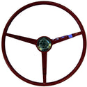 1966 Ford Mustang Steering Wheel Dark Red.