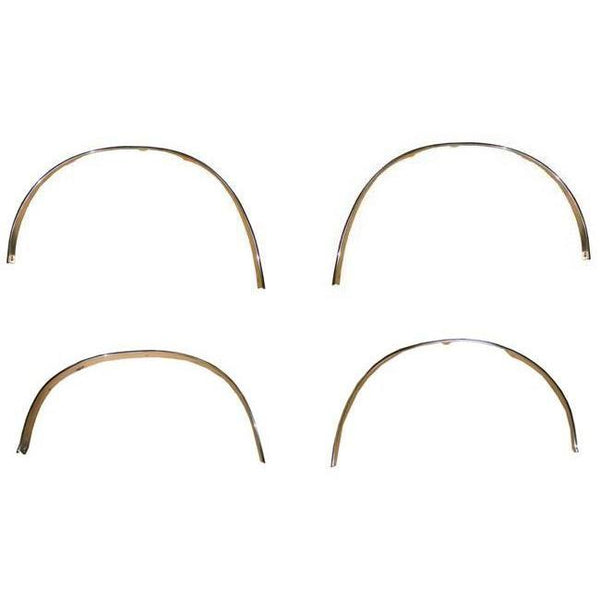 1967-1968 Ford Mustang Wheel Opening Molding, 4 Piece.