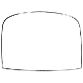 1969-1970 Ford Mustang Rear Window Molding, 4 Piece Fastback.