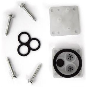 1968-1972 GM A BODY WASHER PUMP REPAIR KIT (INCL. WHITE STRAIGHT PUMP NOZZLE, SEALS, DIAPHRAGM & 4 CORRECT SCREWS) - Classic 2 Current Fabrication