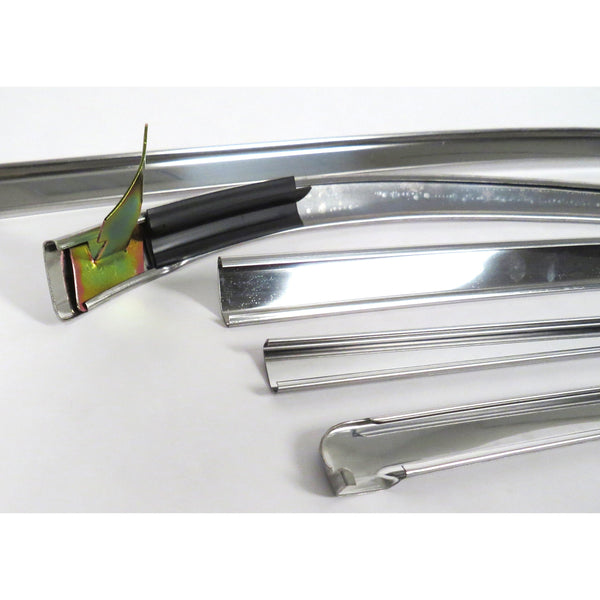 1967-1969 Pontiac Firebird Windshield Molding 5 Piece Coupe.