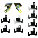 1967-1969 Chevy Camaro Windshield Molding Clip Set, Lower, Coupe.