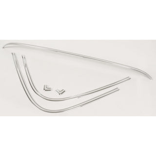 1970-1974 Chevy Camaro Rear Window Molding, 5 Piece.