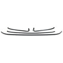 1975-1981 Chevy Camaro/FIREBIRD Rear Windshield Mldg Set Black Anodized.