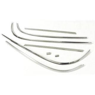 1966-1967 Chevy Nova Hardtop Rear window Molding Set 8PCS..