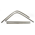 1968-1972 Oldsmobile Cutlass Supreme 2 Door Rear Window Molding 4 Piece Set Stainless.