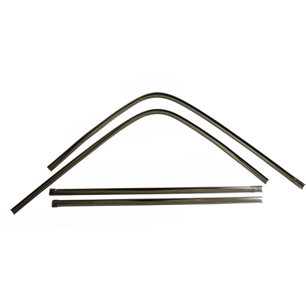1968-1972 Oldsmobile Cutlass Supreme 2 Door Rear Window Molding 4 Piece Set Stainless.