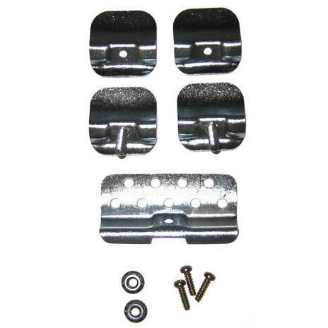 1955-1957 Chevy Windshield Reveal Molding Clip Set Lower Set.