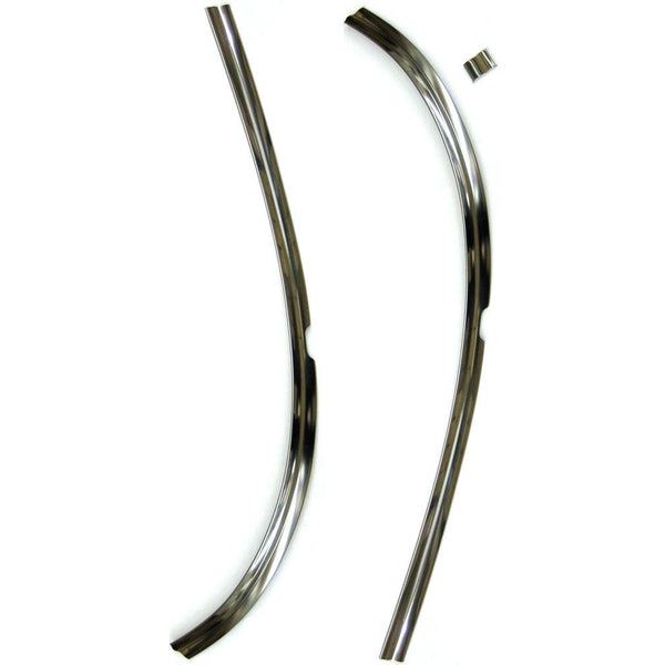 1957 Chevy Bel Air/ 210 Windshield Molding Bottom 3 Pc Set.