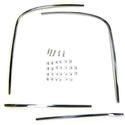 1965-1966 Ford Mustang Rear Window Molding, Fastback.