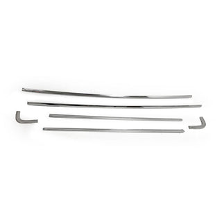 1967-1968 FORD MUSTANG MOULDING REAR WINDOW SET/6 PCS (FASTBACK) - Classic 2 Current Fabrication