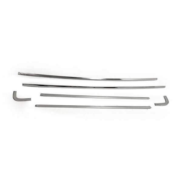 1967-1968 FORD MUSTANG MOULDING REAR WINDOW SET/6 PCS (FASTBACK) - Classic 2 Current Fabrication