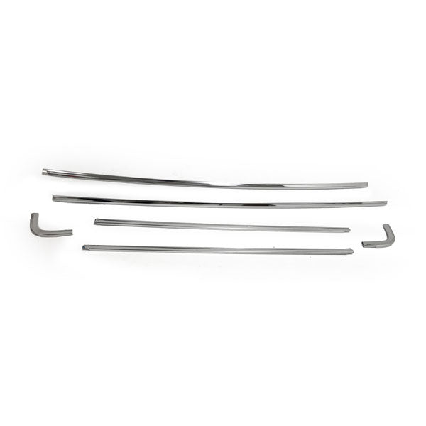 1967-1968 FORD MUSTANG MOULDING REAR WINDOW SET/6 PCS (FASTBACK).