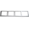 1955-1967 Volkswagen T1 Complete Upper Outer Side Panel LH 4 Pop Out Windows LHD.
