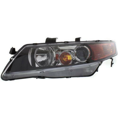 2004-2005 Acura TSX Head Light LH, Lens And Housing, Hid, w/Out HID Kits.