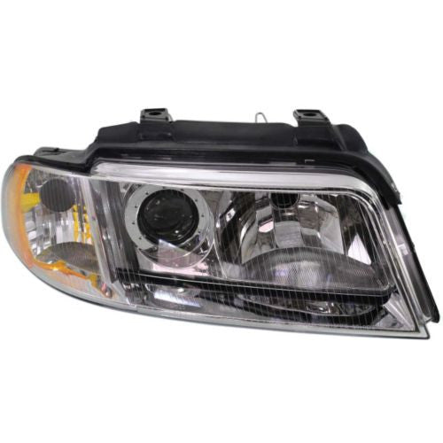 1999-2002 Audi A4 Head Light RH, Lens And Housing, Halogen - Classic 2 Current Fabrication