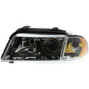 1999-2002 Audi A4 Head Light LH, Lens And Housing, Halogen/xenon.
