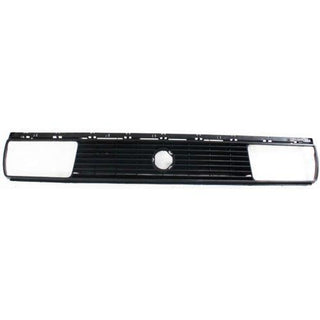 1985-1987 Volkswagen Jetta Grille, Painted-Black - Classic 2 Current Fabrication