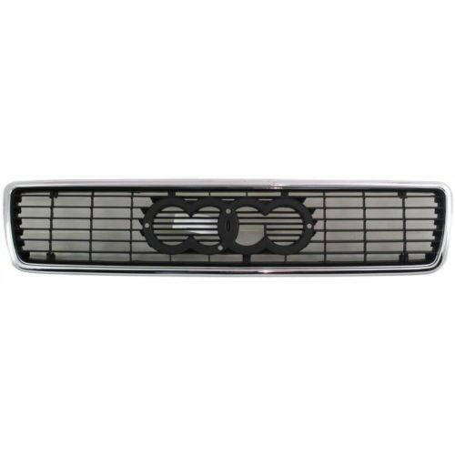 1994-1998 Audi Cabriolet Grille, Chrome Shell/Black.