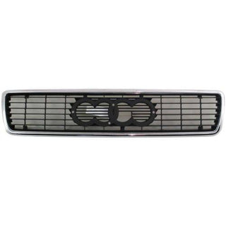 1994-1998 Audi Cabriolet Grille, Chrome Shell/Black - Classic 2 Current Fabrication