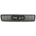 1994-1998 Audi Cabriolet Grille, Chrome Shell/Black.