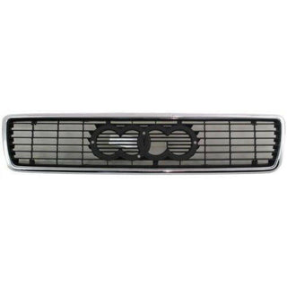 1994-1998 Audi Cabriolet Grille, Chrome Shell/Black.