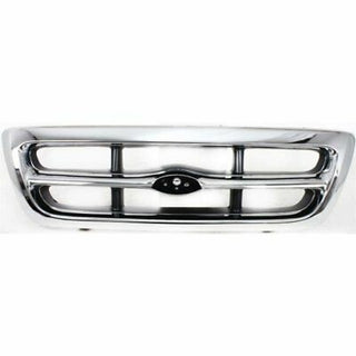 1998-2000 Ford Ranger Grille, Chrome Shell/gray Insert - Classic 2 Current Fabrication