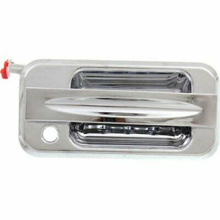 2003-2009 Hummer H2 Front Door Handle RH, Chrome, w/Slash Design Lever.