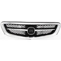 1999-2001 Acura TL Grille, Chrome Shell/ Black Insert.