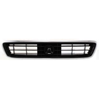 1994-1995 Acura Legend Grille, Chrome Shell/Black - Classic 2 Current Fabrication