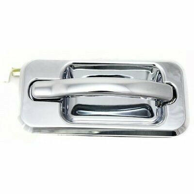 2003-2007 Hummer H2 Front Door Handle RH, Outside, All Chrome, W/o Keyhole.