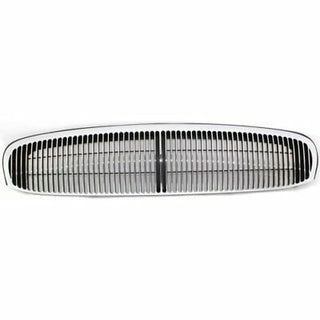 1997-2004 Buick Park Avenue Grille, Chrome Shell/Black - Classic 2 Current Fabrication