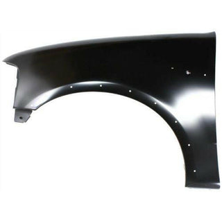 1997-2004 Ford F-250 Pickup Fender LH, With Wheel Opening Molding Holes.