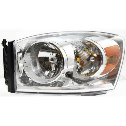 2007-2009 Dodge Pickup Head Light LH, Assembly, Halogen.