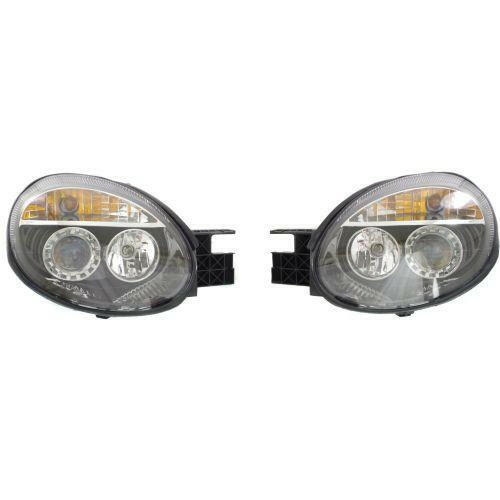 2003-2005 Dodge Neon Projector Head Light, Set Of 2, Assembly, Halogen.