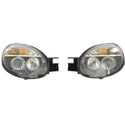 2003-2005 Dodge Neon Projector Head Light, Set Of 2, Assembly, Halogen.