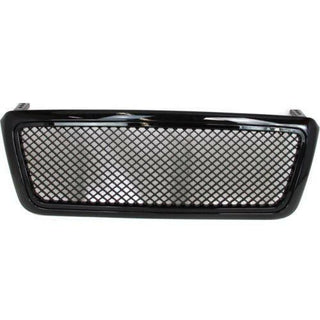 2004-2008 Ford F-150 Grille, Mesh Insert, Gloss Black.
