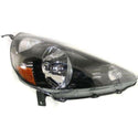 2007-2008 Honda Fit Head Light RH, Lens And Housing, Black Interior.