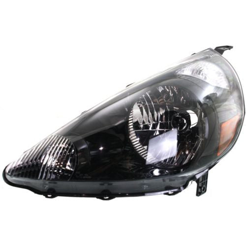 2007-2008 Honda Fit Head Light LH, Lens And Housing, Black Interior - Classic 2 Current Fabrication