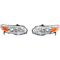 2006-2009 Honda Civic Projector Head Light Set, Lens And Housing.